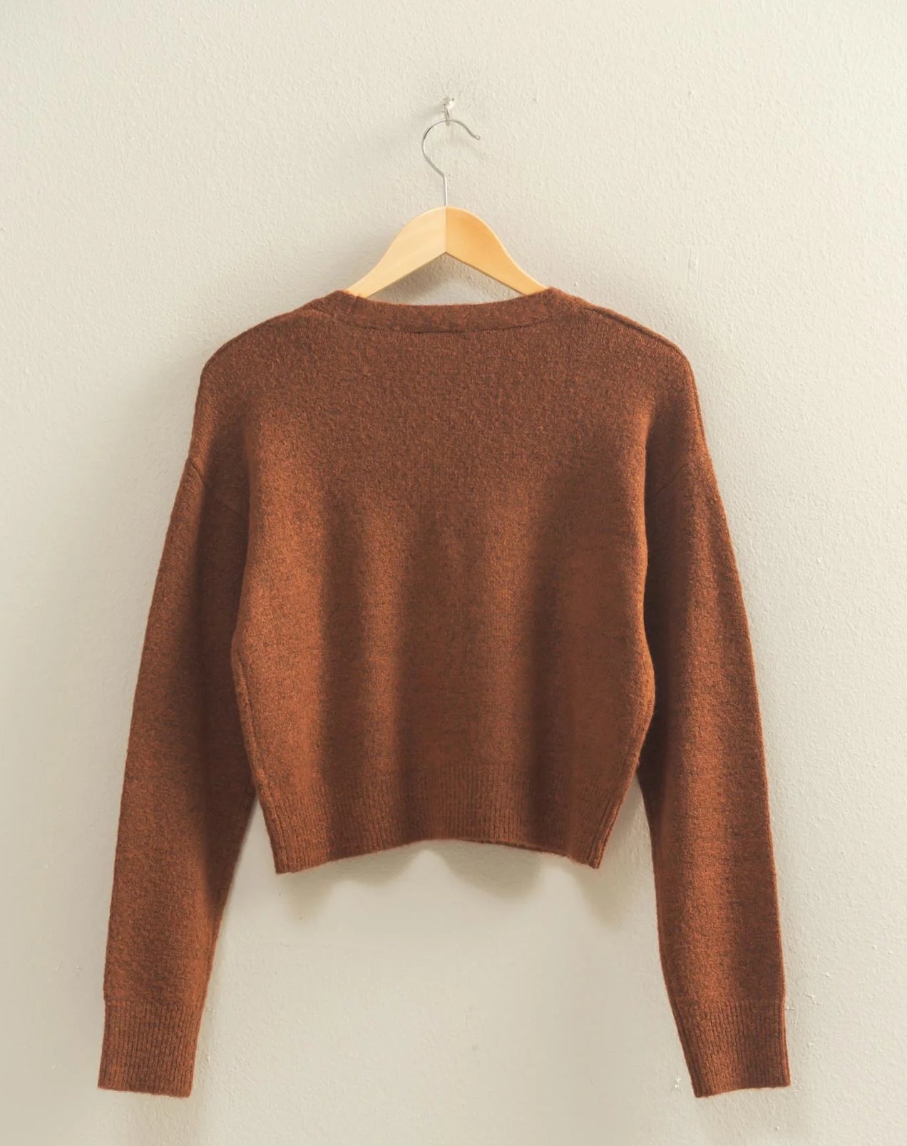 Rust heart button up